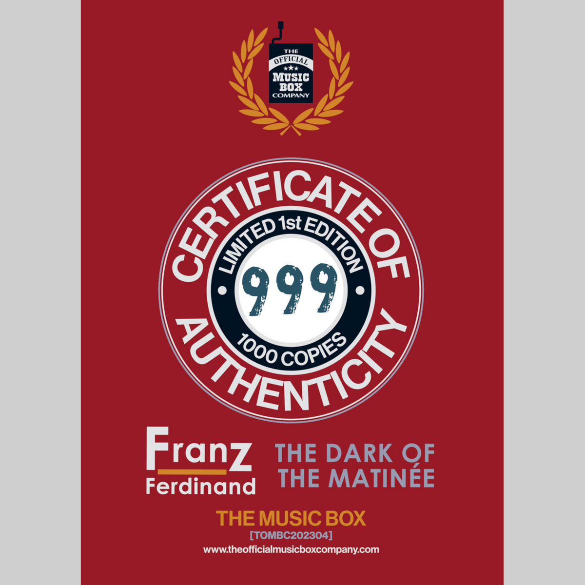 The Dark of the Matinée The Official Music Box Company