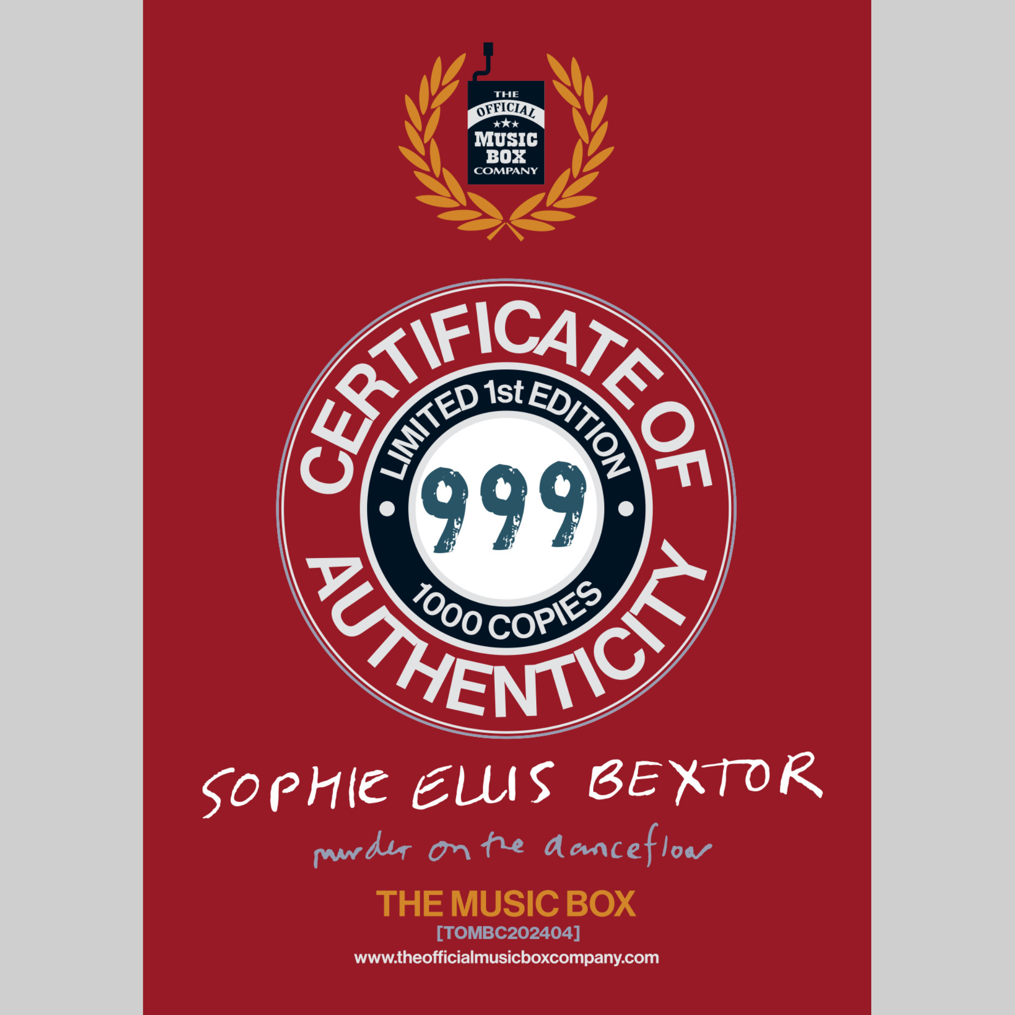 Murder On The Dancefloor – The Official Music Box Company